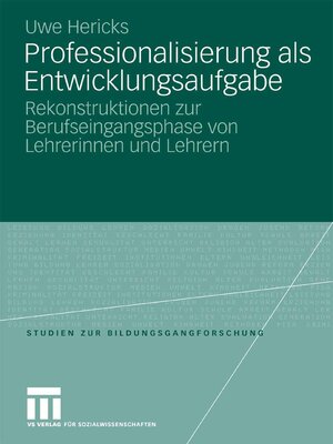 cover image of Professionalisierung als Entwicklungsaufgabe